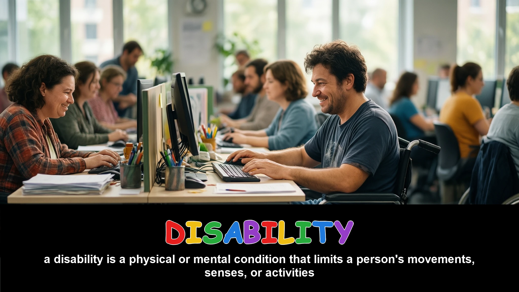 English Illustration for disability